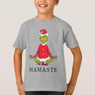 Camiseta Grinch Namaste Papai Noel