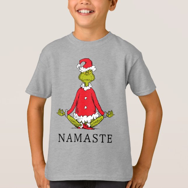 Camiseta Grinch | Namaste Papai Noel (Frente)