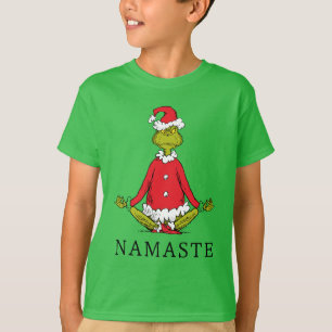 Camiseta Grinch Namaste Papai Noel