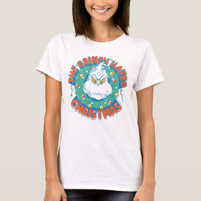 Camiseta Grinch Odeia o Natal (Frente)