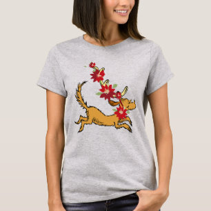 Camiseta Grinch Poinsettia de Natal do Max