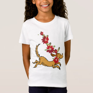 Camiseta Grinch Poinsettia de Natal do Max