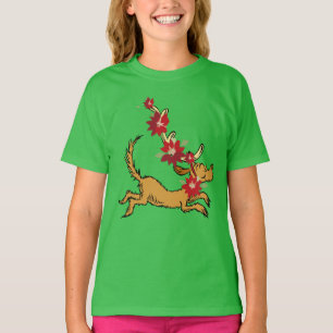 Camiseta Grinch Poinsettia de Natal do Max