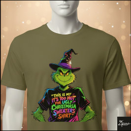 Camiseta Grinch Sweater Shirt Witch Hat Quote