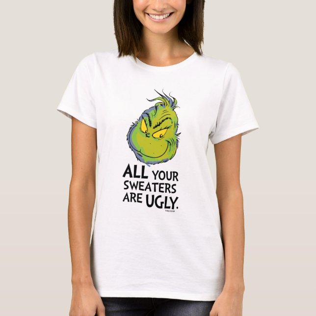 Camiseta Grinch| Todos Os Suores São Feios (Frente)