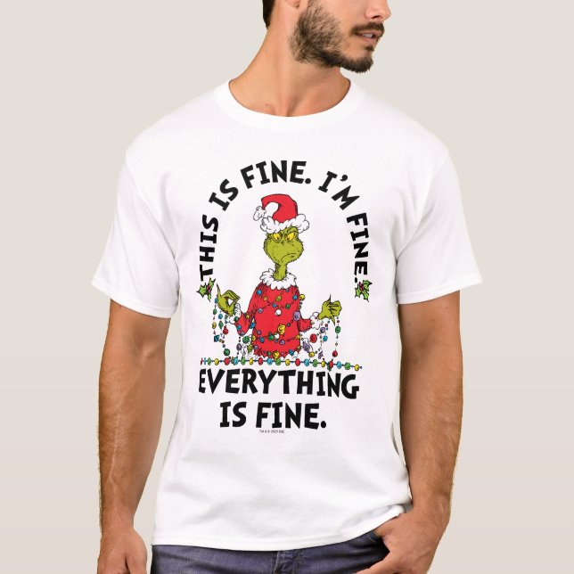 Camiseta Grinch | Tudo está bem (Frente)