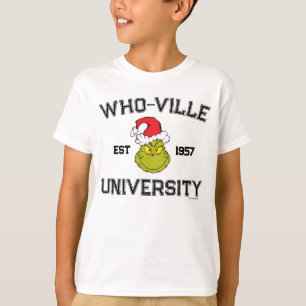 Camiseta Grinch   Universidade de Who-ville Estabelecida em