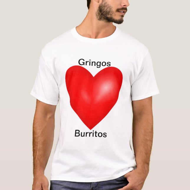 Camiseta Gringos Love Burritos (Frente)