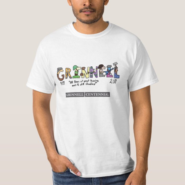 Camiseta Grinnell em 100, #2 (Frente)