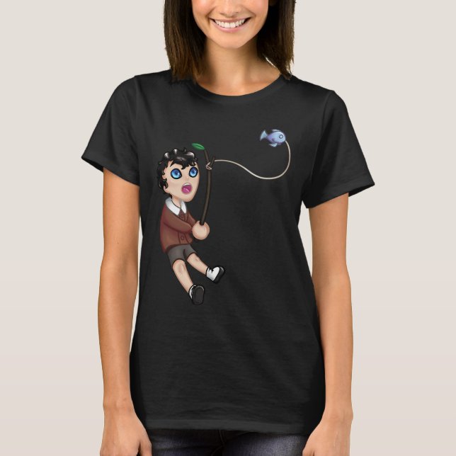 Camiseta Grisha Pesca Chibi (Frente)