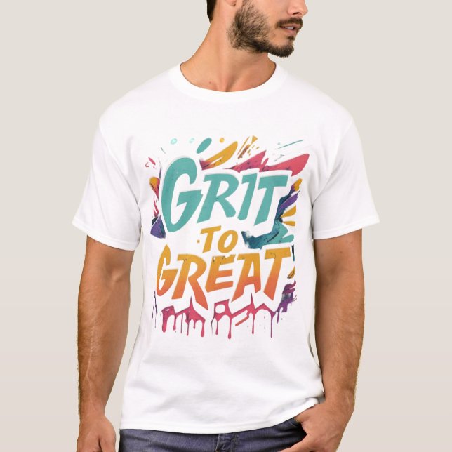 Camiseta Grit para Excelente (Frente)