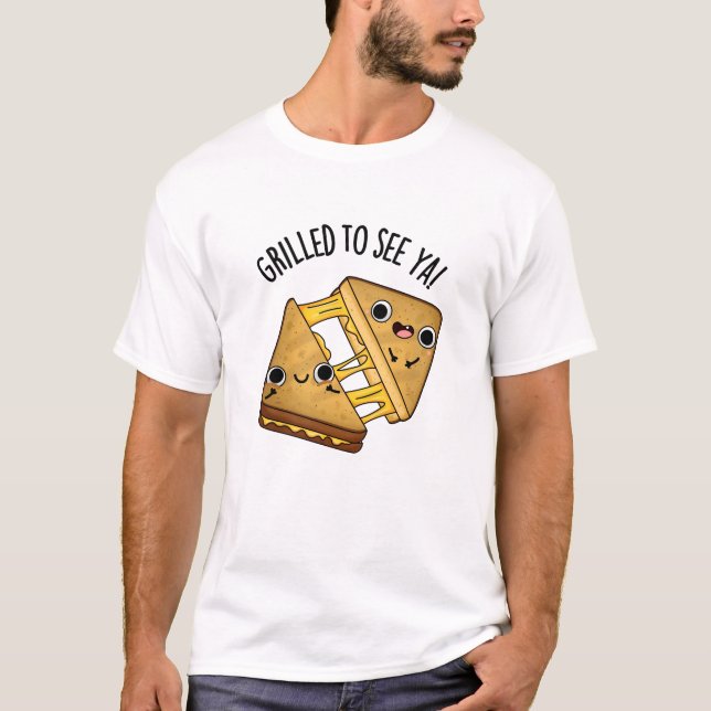 Camiseta Gritado Para Ver Seus Comidas Engraçados (Frente)