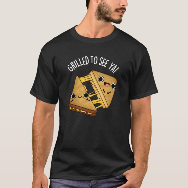 Camiseta Gritado Por Ver Sua Comida Engraçada Puns Escuros  (Frente)