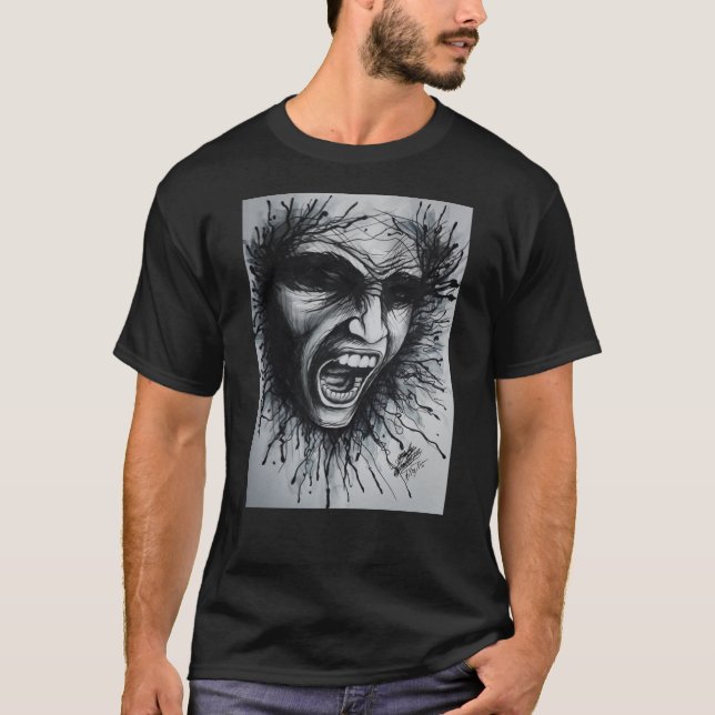 Camiseta Gritando Face T-Shirt (Frente)