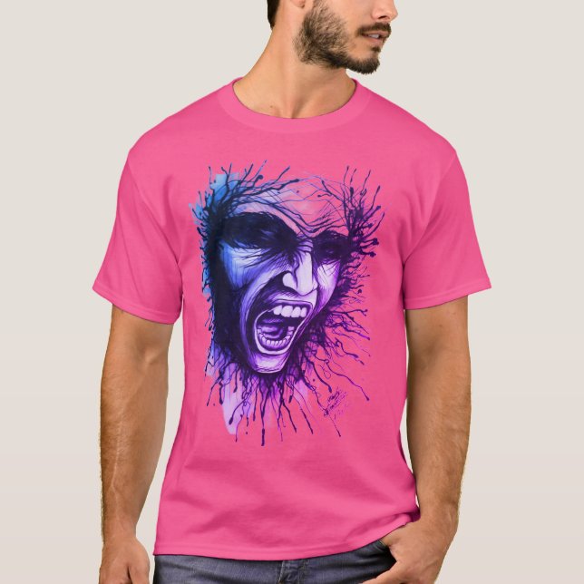 Camiseta Gritando Face T-Shirt (Frente)