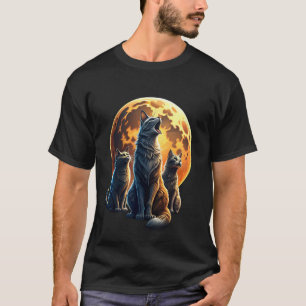 Camiseta Gritando Gatos, Gatinho, Gato Três Gato De Mo