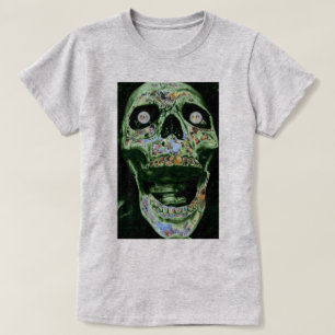Camiseta Gritando o T-Shirt Caveira