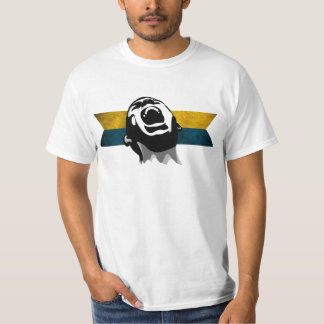 Camiseta Gritar Azul-Amarelo