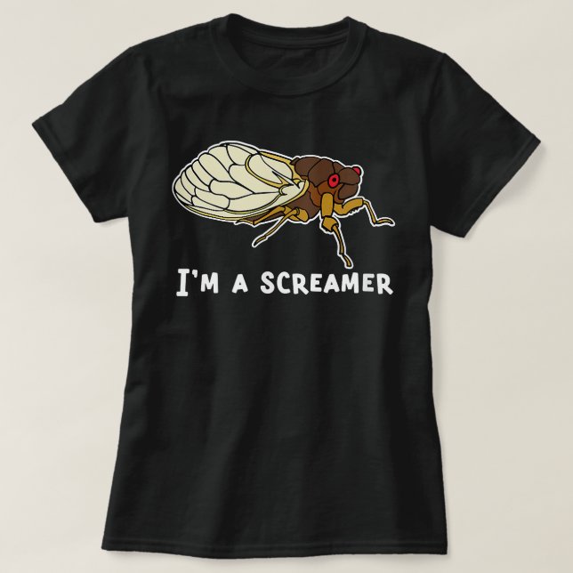 Camiseta Gritar Cicada (Frente do Design)