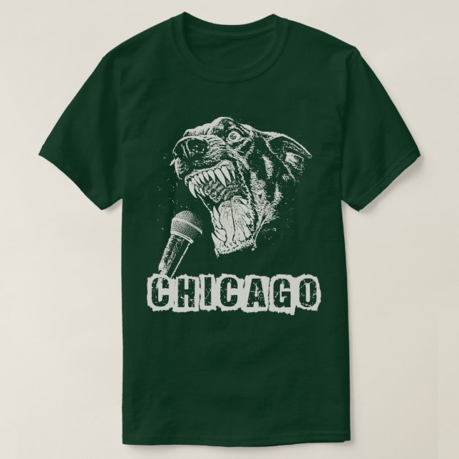 Camiseta gritar de chicago (Frente do Design)