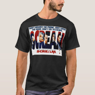 Camiseta Gritar Horror Movie Original