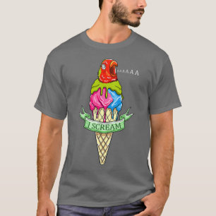 Camiseta Gritar Lovebird Head Engraçado Papagaio Pun Pet Bi