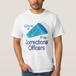 Camiseta Gritar para agentes de correção