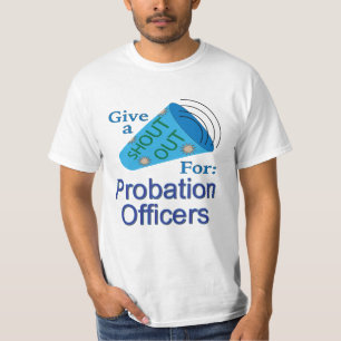 Camiseta Gritar para Agentes de Probação