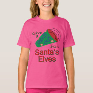 Camiseta Gritar para os Elfos dos Papais noeis