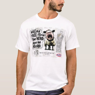 Camiseta Gritares políticos de Sheople Sheeple dos