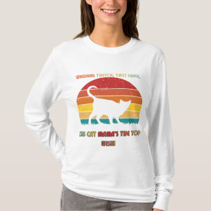 Camiseta Gritas, rabos, rabo, esta mãe de gato é a mãe