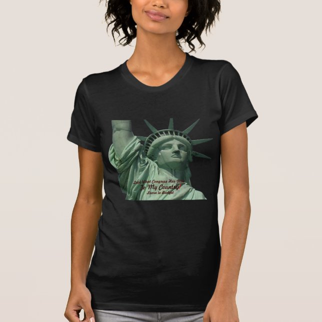 Camiseta Grito da estátua da liberdade (Frente)