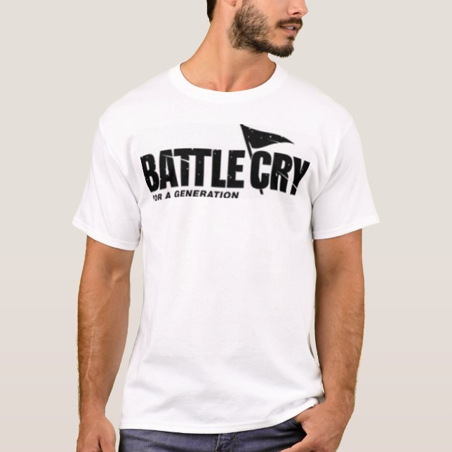 Camiseta Grito de batalha para uma geração (Frente)