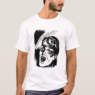 Camiseta Grito de Homem de Quadrinhos no Halloween