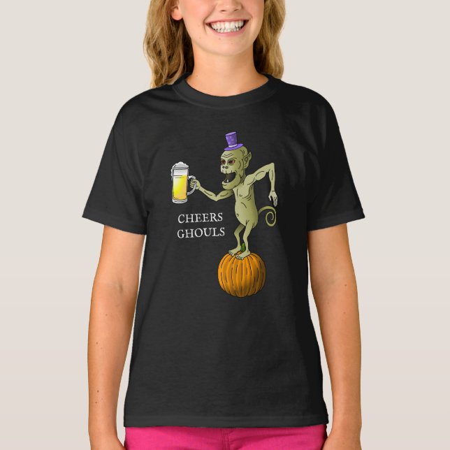 Camiseta Grito de Natal do Fantasma de Halloween (Frente)