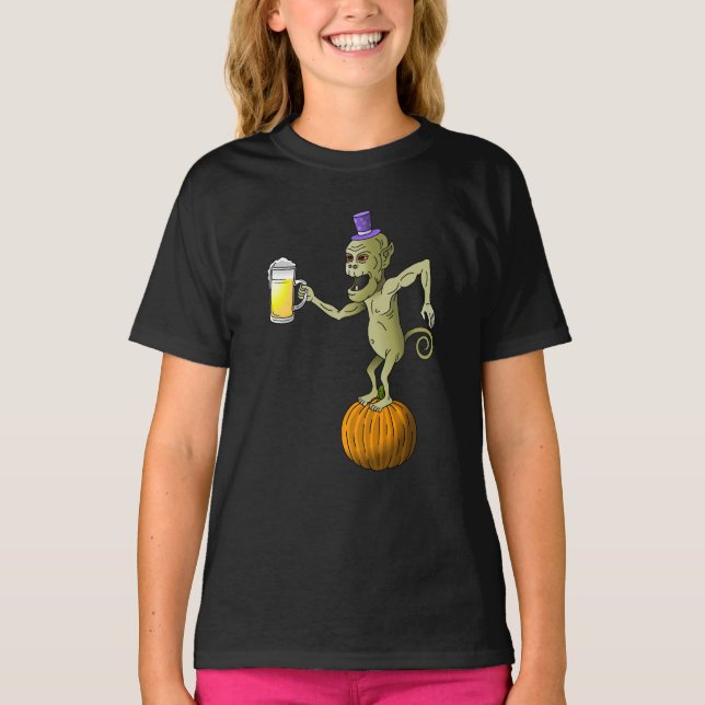 Camiseta Grito de Natal do Fantasma de Halloween (Frente)