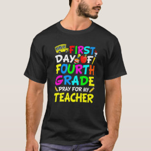 Camiseta Grito Primeiro Dia Da 4ª Série Reze Para O Meu Pro