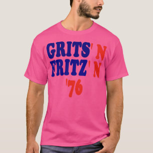 Camiseta Grits N Fritz Jimmy ter e Walter Mondale Campaig