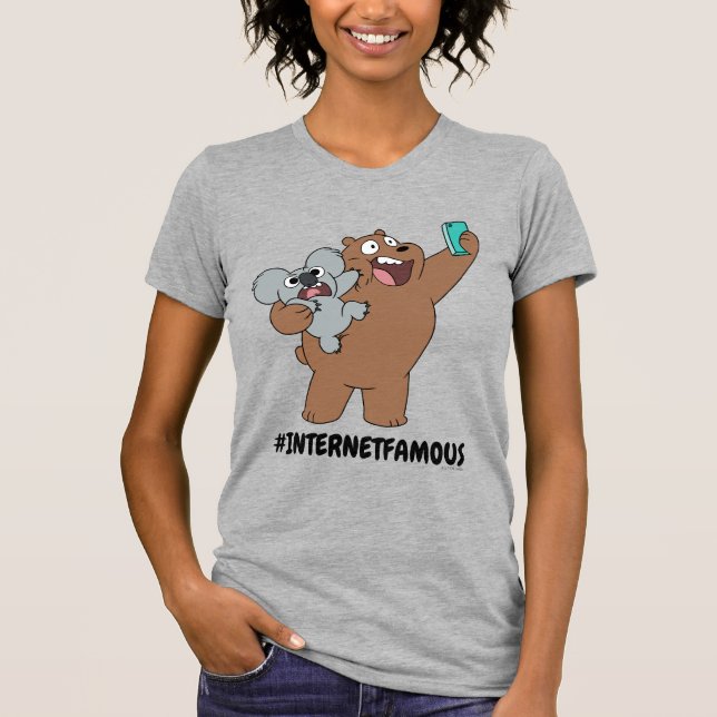 Camiseta Grizz & Nom - #InternetFamous (Frente)