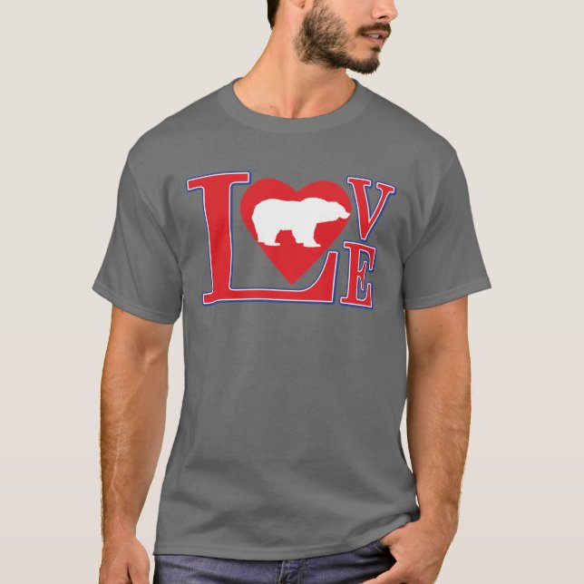Camiseta Grizzly Bear Love (Frente)