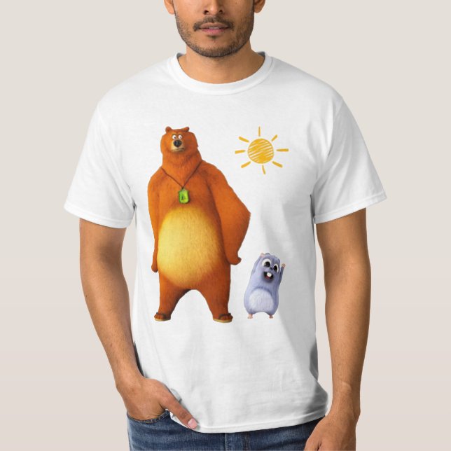 Camiseta Grizzy e os brinquedos clássicos dos limmings (Frente)