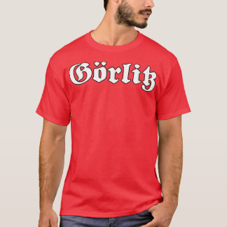 Camiseta Grlitz escrito com fonte gótica