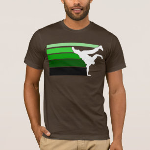Camiseta Grn do inclinação de BBOY branco