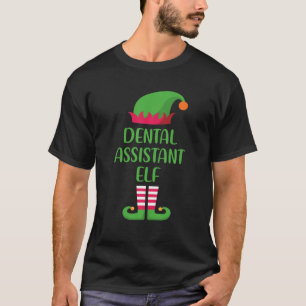 Camiseta Gro de Correspondência de Famílias de Natal Elf do