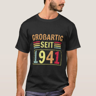 Camiseta Groãčiig Seit 1941 Saudação ao Nascimento B-Dia