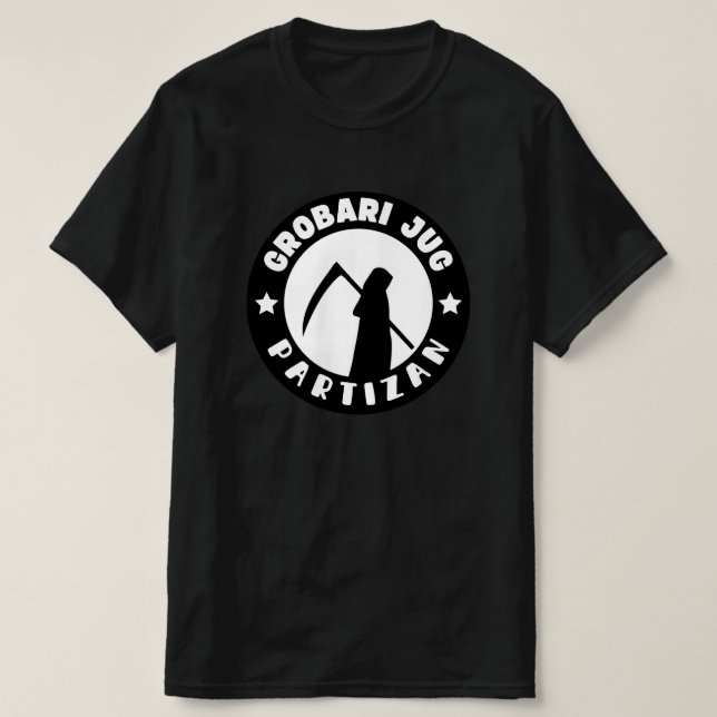 Camiseta Grobari Jug Partizan (Frente do Design)