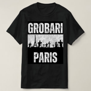 Camiseta Grobari Paris Torre Eiffel e Cemitério