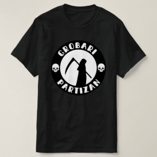 Camiseta Grobari Partizan Ceifador da Morte