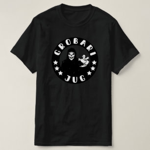 Camiseta Grobari Sul Crn Branco Ceifador da Morte