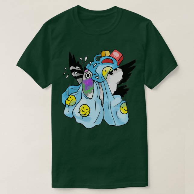 Camiseta Grocery Pigeon (Frente do Design)